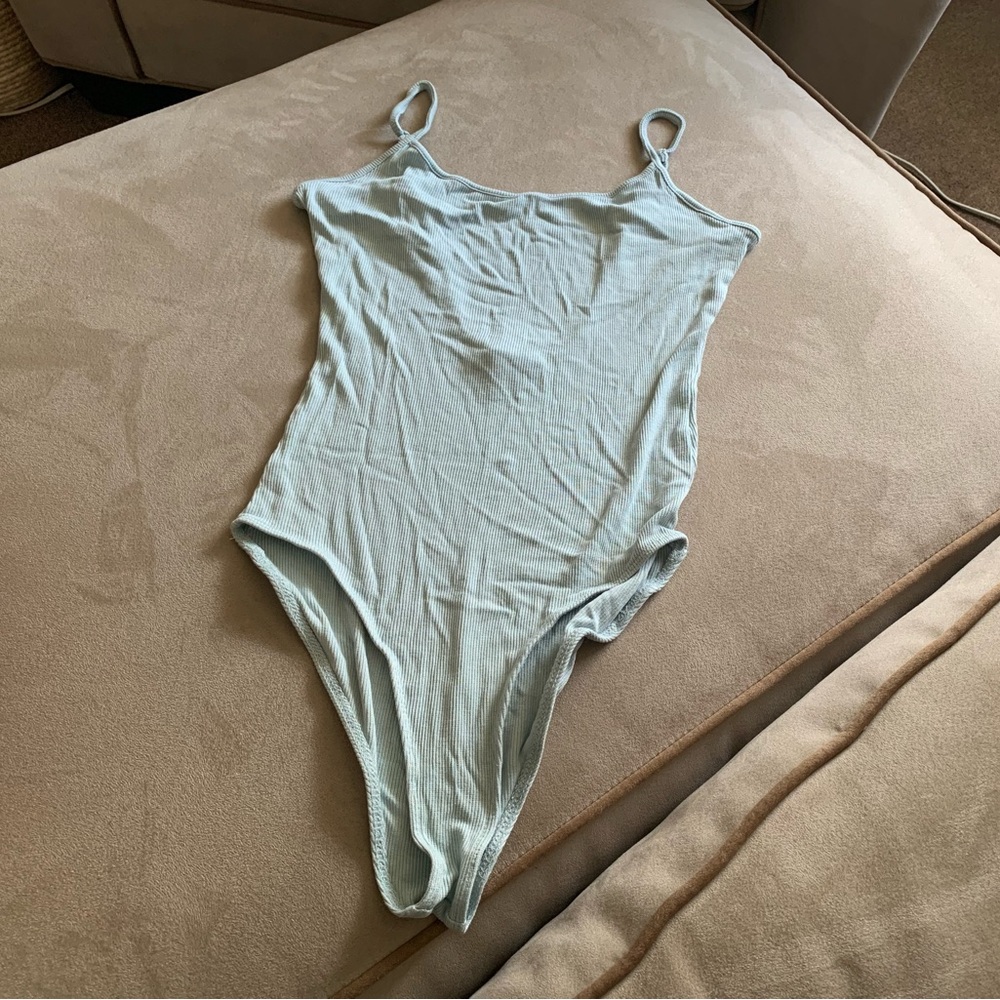 Baby blue bodysuit